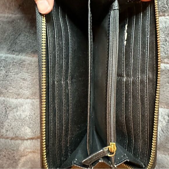 Fossil black leather wallet - Picture 5 of 7